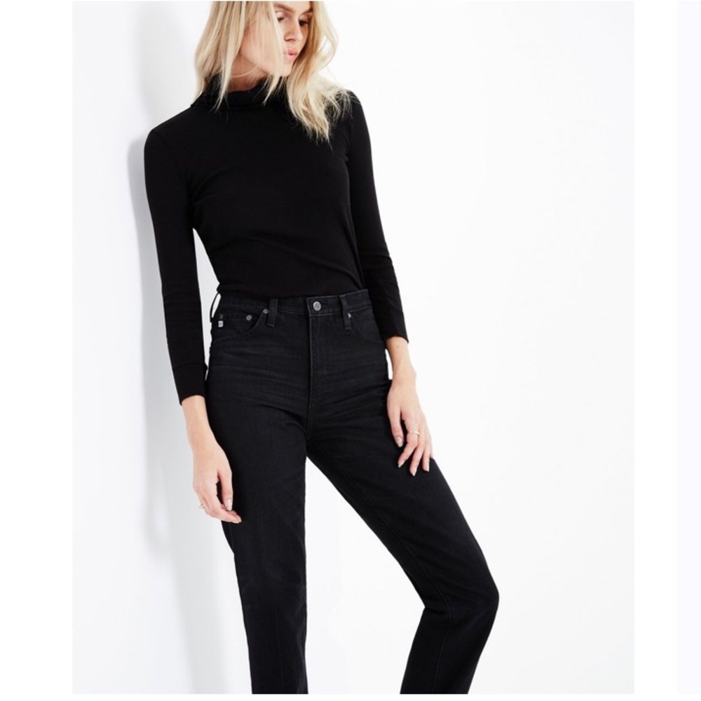 Designer AG Jeans High Waisted Phoebe Cropped - Picture 2 of 6
